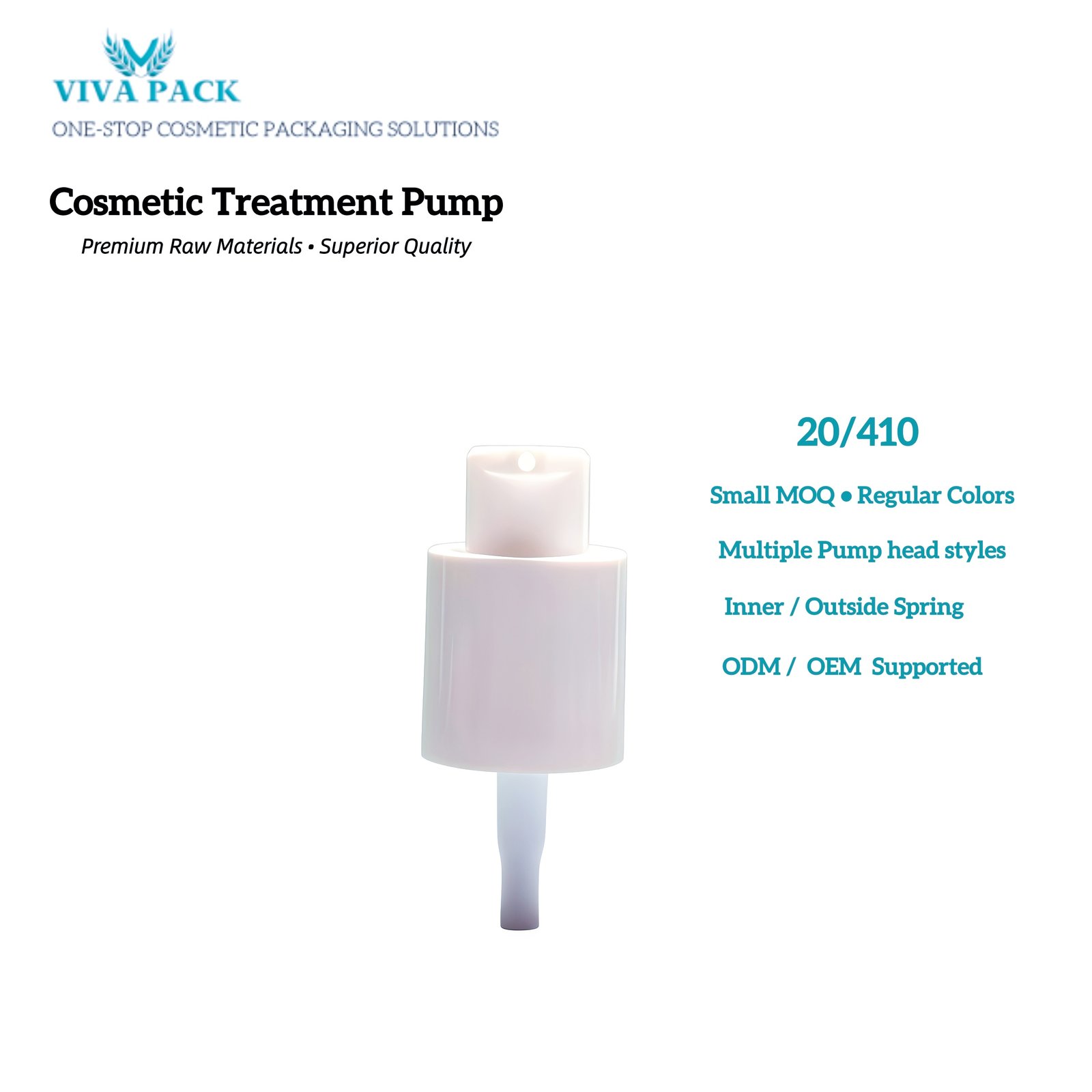 Treatment pumps | costmetic packaging | VIVA PACK