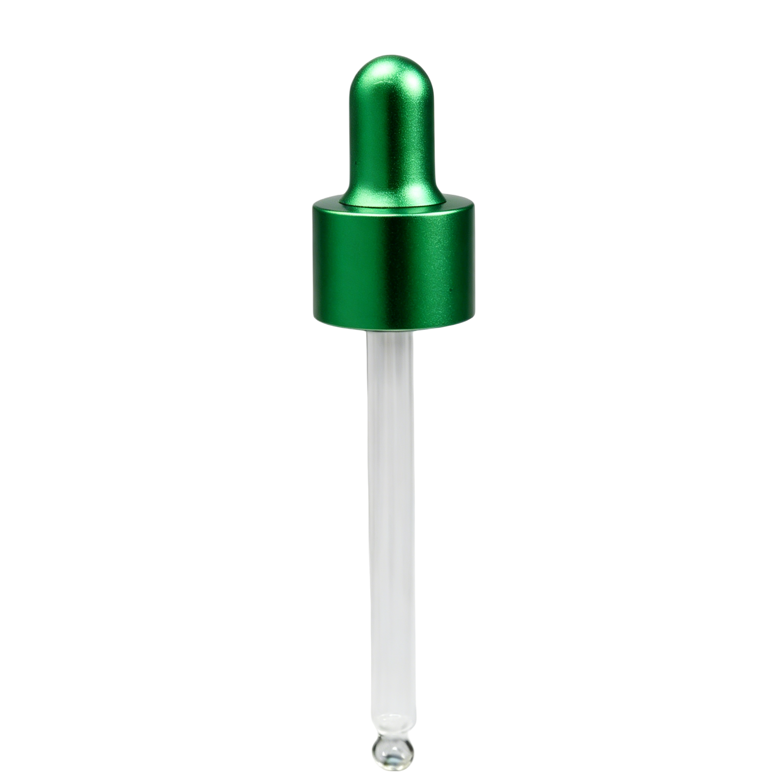 green 18/410 Multi Color Electroplated Aluminum Dropper