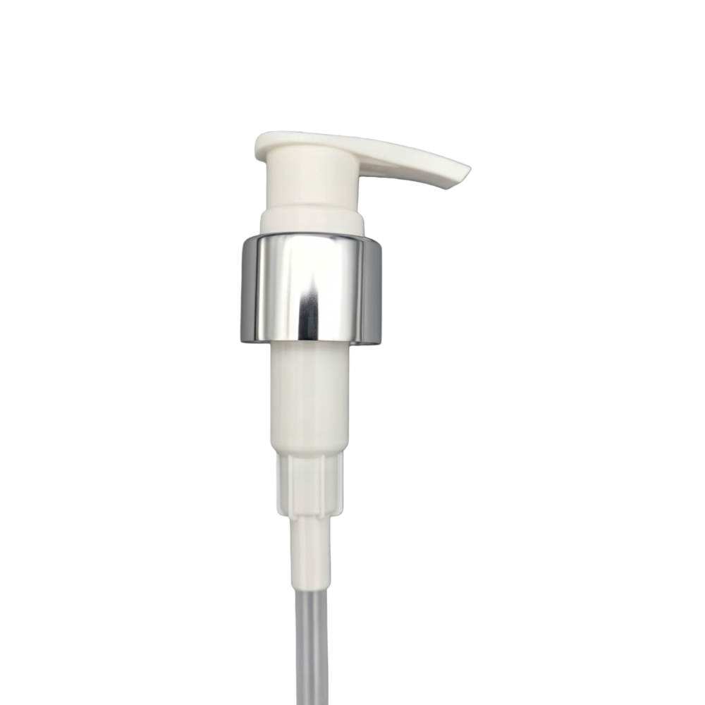 24‑410 metal lotion pump,gold silver black anodized finish for cosmetic packaging